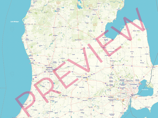 Printed large poster – 48"x36" - roadtrip - x36x48 - landscape - 20251014