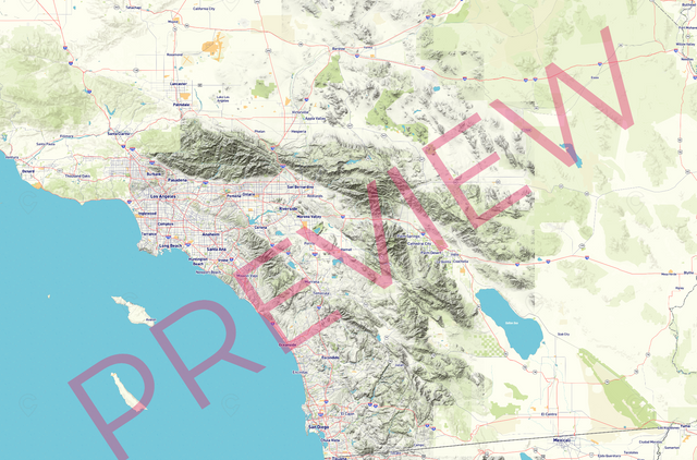 Printed large poster – 72"x48" Top laminated with DRY ERASE Overlaminate - roadtrip - x48x72 - landscape - 20250605