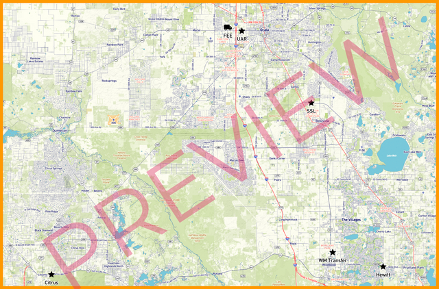 Printed large poster – 72"x48" Top laminated with DRY ERASE Overlaminate - roadtrip - x48x72 - landscape - 20240530