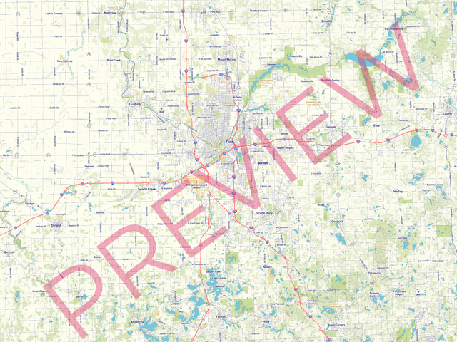 Printed large poster – 48"x36" - roadtrip - x36x48 - landscape - 20251207