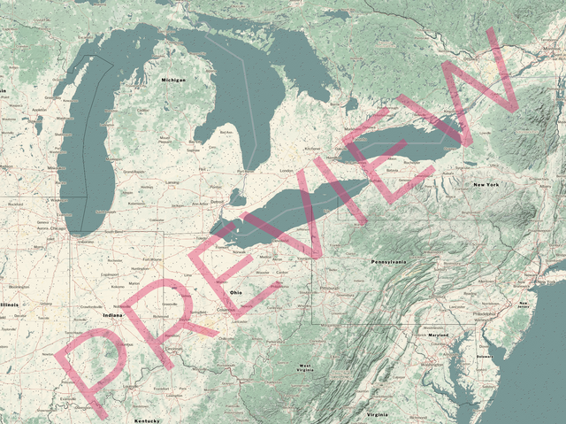 Printed poster – 24"x18" - retro - x18x24 - landscape - 20251230