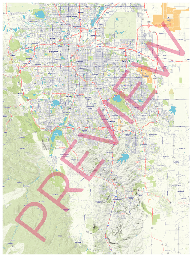 Printed large poster – 48"x36" Top laminated with DRY ERASE Overlaminate - roadtrip - x36x48 - portrait - 20240913