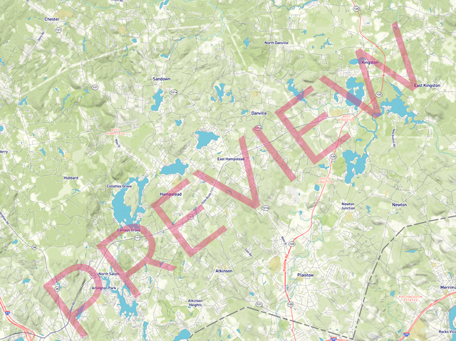 Printed large poster – 48"x36" - roadtrip - x36x48 - landscape - 20251112