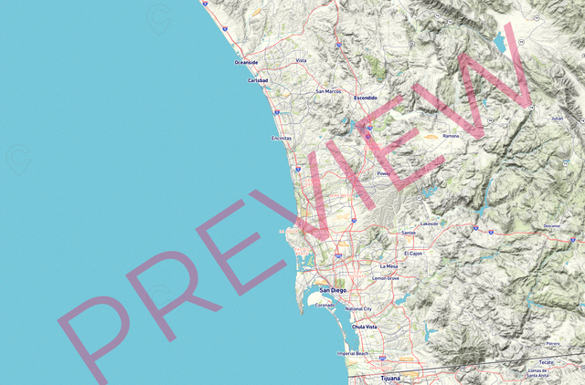 Printed large poster – 72"x48" Top laminated with DRY ERASE Overlaminate - roadtrip - x48x72 - landscape - 20250806