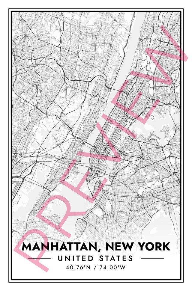 Printed poster – 36"x24" - modern - x24x36 - portrait - 20260903