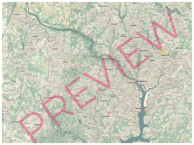 Printed large poster – 48"x36" Top laminated with DRY ERASE Overlaminate - retro - x36x48 - landscape - 20250826