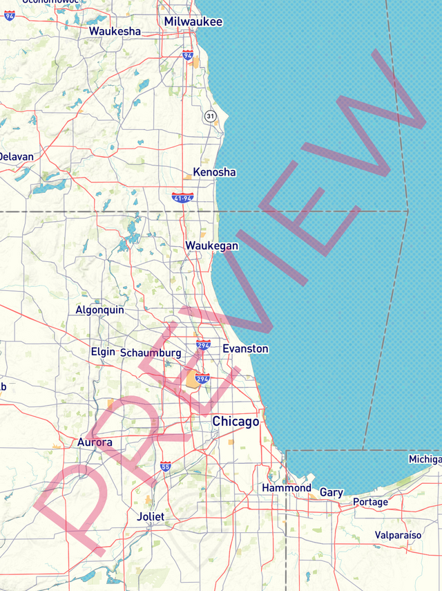 Printed large poster – 120 cm x 90 cm Top laminated with DRY ERASE Overlaminate - roadtrip - x90x120 - portrait - 20250828