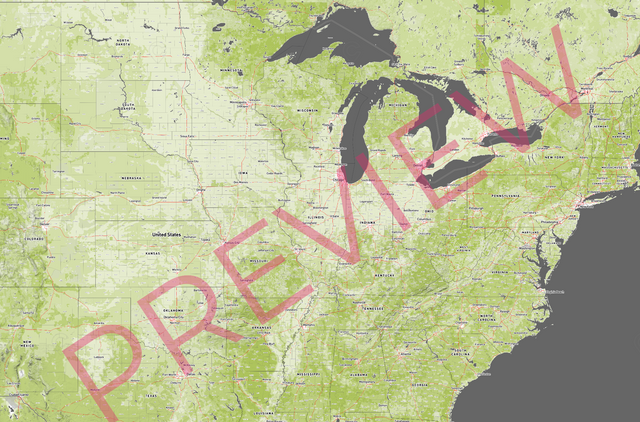 Printed large poster – 72"x48" Top laminated with DRY ERASE Overlaminate - diy - x48x72 - landscape - 20250801
