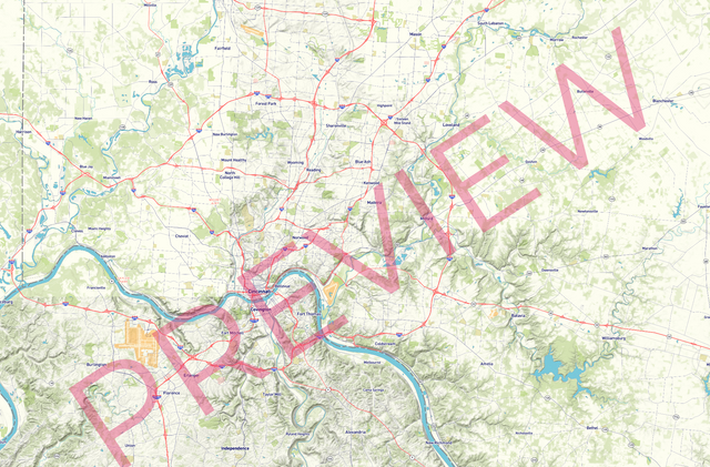 Printed large poster – 72"x48" Top laminated with DRY ERASE Overlaminate - roadtrip - x48x72 - landscape - 20260415