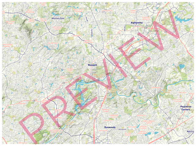 Printed large poster – 48"x36" - roadtrip - x36x48 - landscape - 20260915
