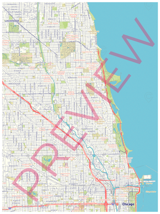 Printed poster – 48"x36" Top laminated with DRY ERASE Overlaminate - roadtrip - x36x48 - portrait - 20231226