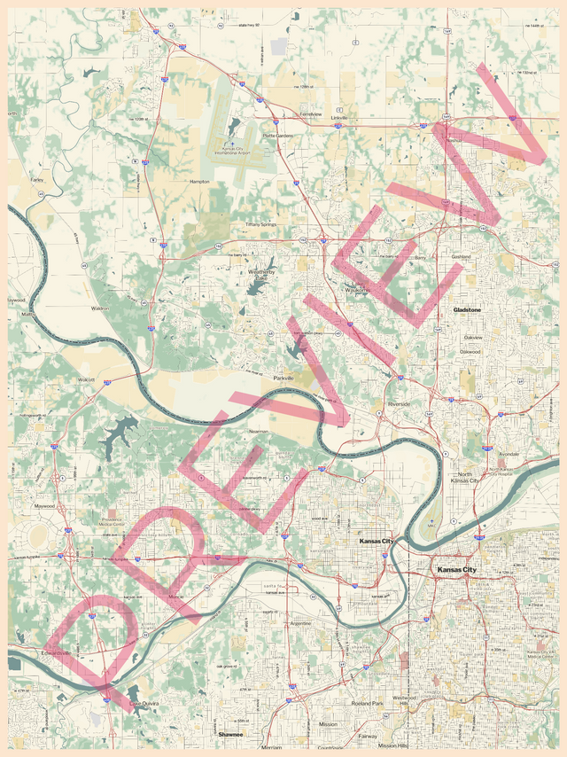 Printed poster – 48"x36" Top laminated with DRY ERASE Overlaminate - retro - x36x48 - portrait - 20231102