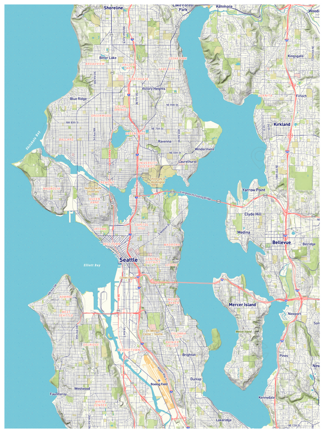 Printed poster – 48"x36" Top laminated with DRY ERASE Overlaminate - roadtrip - x36x48 - portrait - 20230222