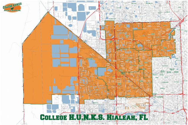 College H.U.N.K.S. 48x72 poster dry erase lamination Carlos G.