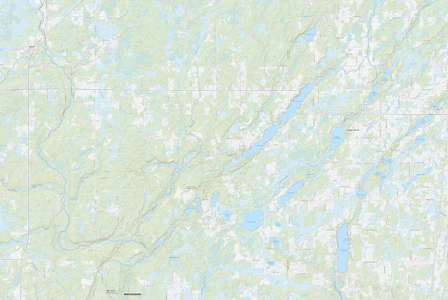 Jocelyn Minnesota USGS map custom 24x36
