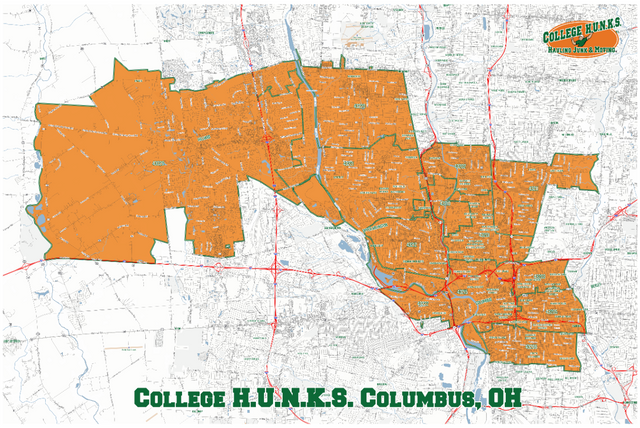 College H.U.N.K.S. 48x72 poster dry erase lamination Matt D.